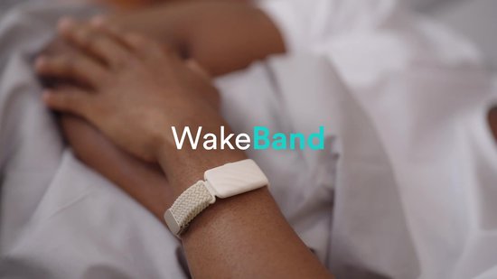 HoMedics Wakeband Trillingsalarm Armband Wekker - 9 Alarm en Vibratie Instellingen - Stille Trilwekker - Vibratiealarm - App - 68 uur Batterijduur - Zwart