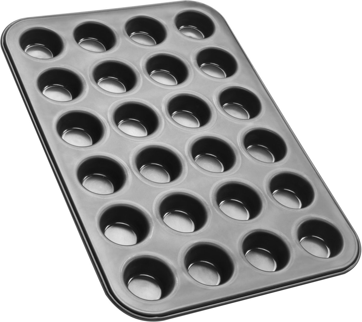Ibenzoa® Minimuffinvorm voor 24 Stuks met Antiaanbaklaag en Gemakkelijk Schoon te Maken