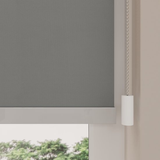 Store enrouleur électrique Easy Soft - Occultant - Gris Clair - 180 x 190 cm - CMD-02-P