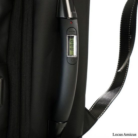 Locus Amicus Luxe 2-in-1 Handbagage Koffer & Rugzak - 11-delig Reispakket met Powerbank & Tracker - Ideaal Reiscadeau