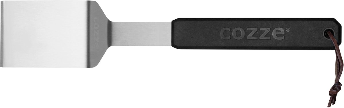 Cozze® Grillspatel 12x7x35 cm met PP-handvat - Roestvrij staal