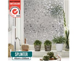 Homewell Raamfolie HR++ 45x200 - Isolerend & Zonwerend - Anti inkijk - Statisch Splinter