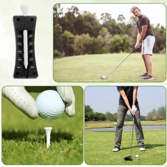 Allecto Plus - Alignment sticks golf oefenstokken met golfbalmarkeerder en pitchvork, handig voor golfaccessoires en het uitlijnen van golfballen. Perfect cadeau voor golfers. van Allecto Plus — afbeelding 4