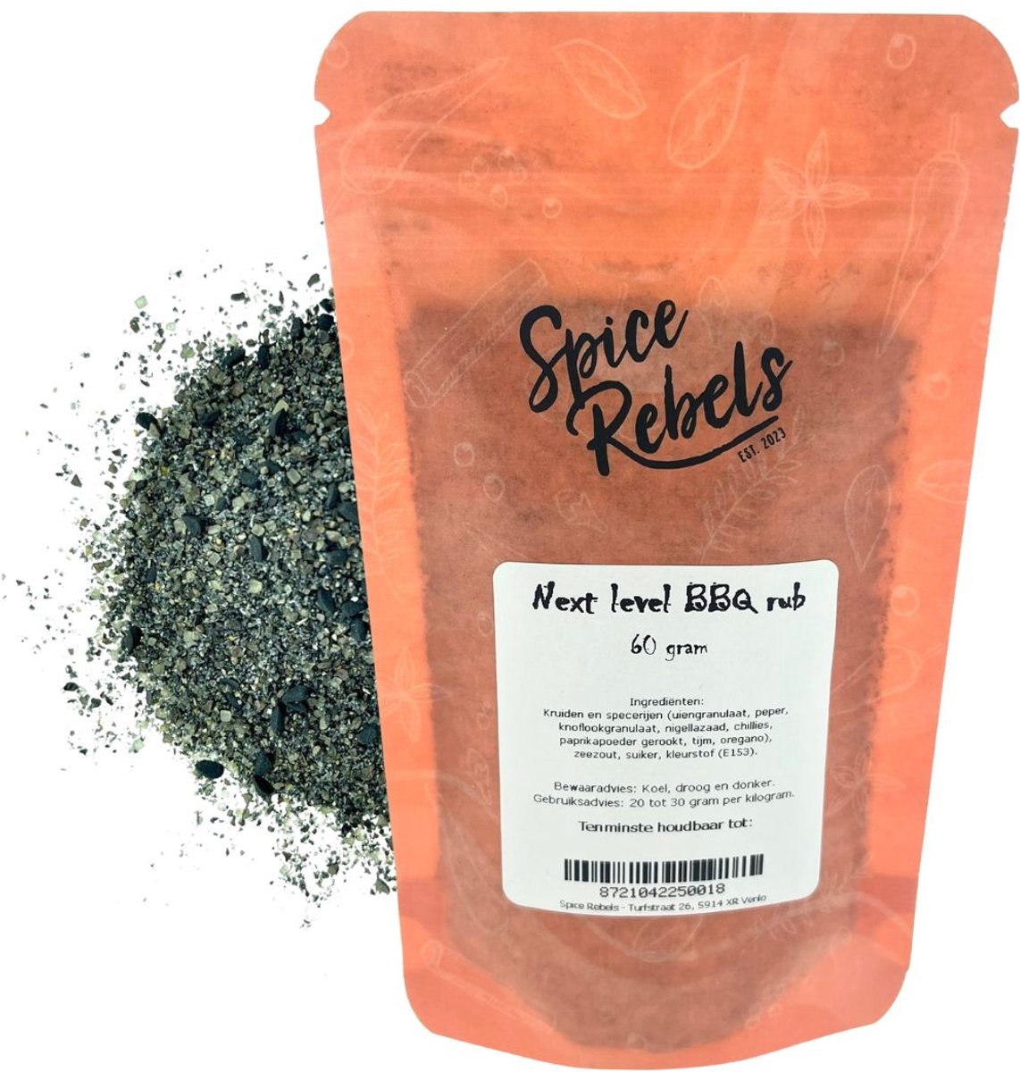 Goedkoopste Spice Rebels - Next Level BBQ rub - zak 60 gram - Barbecuekruiden