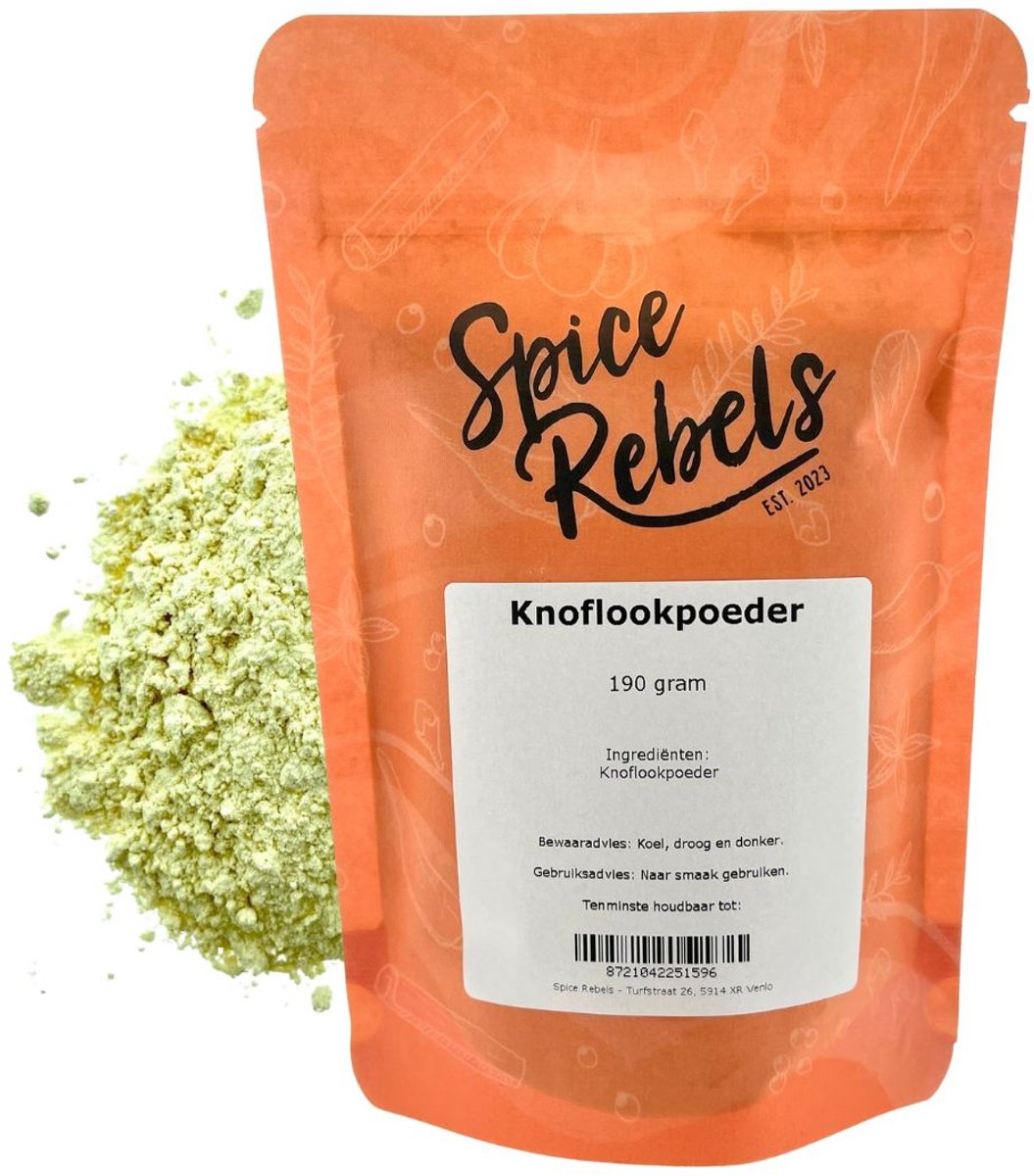 Spice Rebels - Knoflookpoeder - zak 190 gram