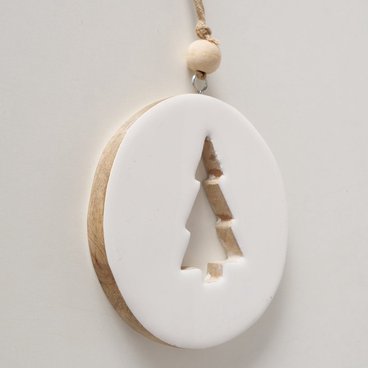 Hanger Natali mangohout L10x1cm