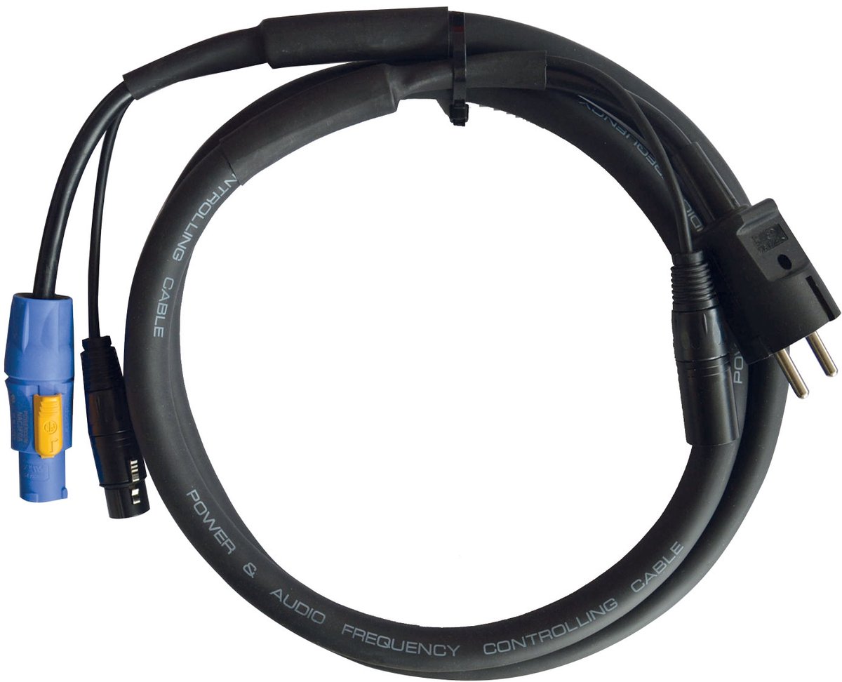 Hilec CPCDMXIN-10 hybride powerCON kabel 10 meter