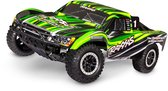 Truck de course Traxxas Slash Green 1/10 2WD Short Course avec batterie et chargeur USB-C
