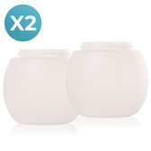 FAVE® Boule doseuse - Vizirettes - Pour lave-linge - Détergent - Liquide - Boule de lavage - Boule de lavage - Sèche-linge - Verseur doseur - 2 pièces - 230ml