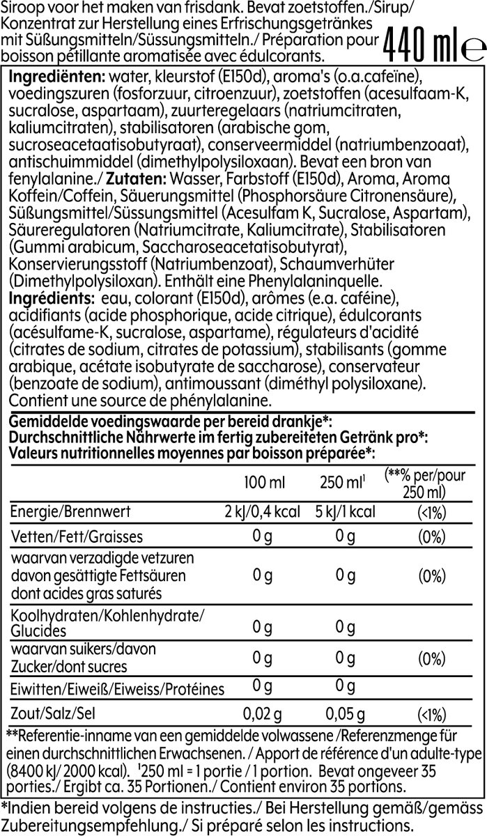 SodaStream Pepsi Lime Zero Syrup 2