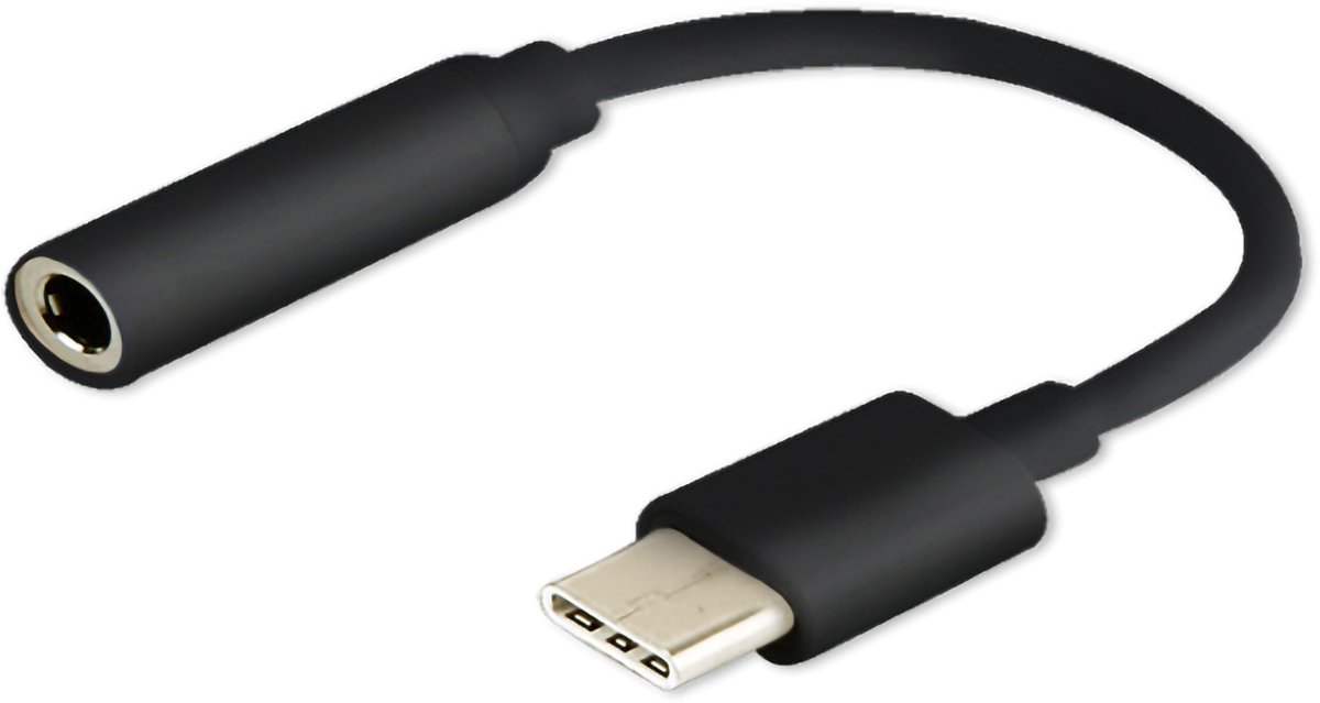 Savio Audio Adapter - USB Type 3.1 C (M) - Jack 3,5 mm (F) - Zwart AK-35B