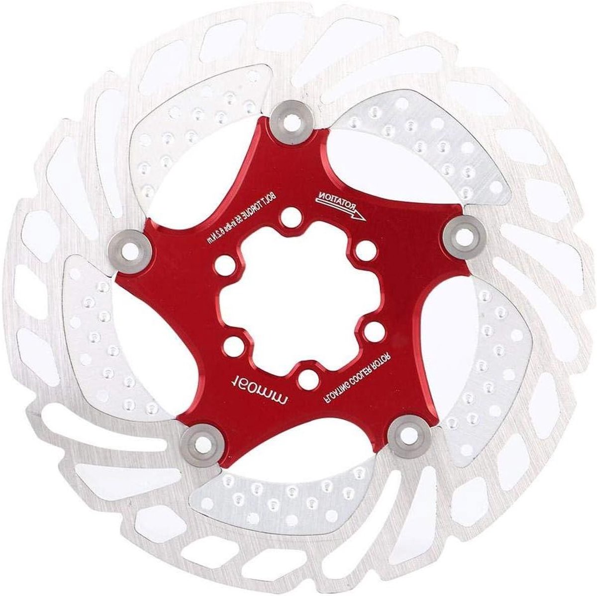 Allecto Plus - Fiets Schijfremrotor Fiets Koelrotor Mountainbike Drijvende Remschijfrotor (160mm) - Duurzame Rotor voor Fiets remmen - Verkrijgbaar in Diverse Maten