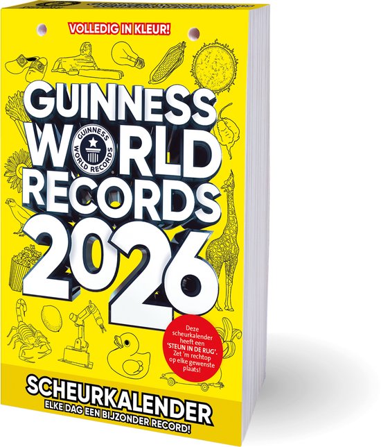 Calendrier Guinness World Records 2026
