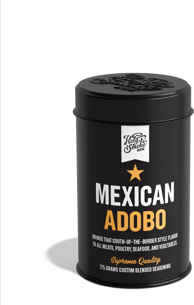 Holy Smoke BBQ - MEXICAN ADOBO SEASONING - 175 gram - BBQ rubs - kruiden