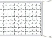 Sportvolleybalnet - Vervangend volleybalnet - Standaardmaat (9,5 m x 1 m) - Met staaldraad - Versterkte zijstroken - Geschikt voor strand, tuin, zwembad, binnen- en buitensporten (alleen net) - Zwaar beachvolleybalnet - Buitenvolleybalnet - Binnensch