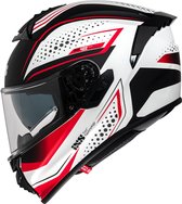 IXS iXS422 FG 2.2 Wit Rood Integraalhelm - Maat L - Helm