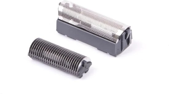 Tête De Rasoir De Remplacement Pour Braun 424 - Grille + Cadre - Nickel Et Noir - Neuf