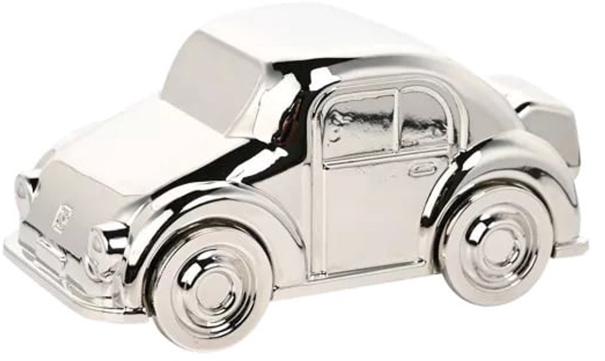 Spaarpot Auto - Oldtimer - Verzilverd - Bambino