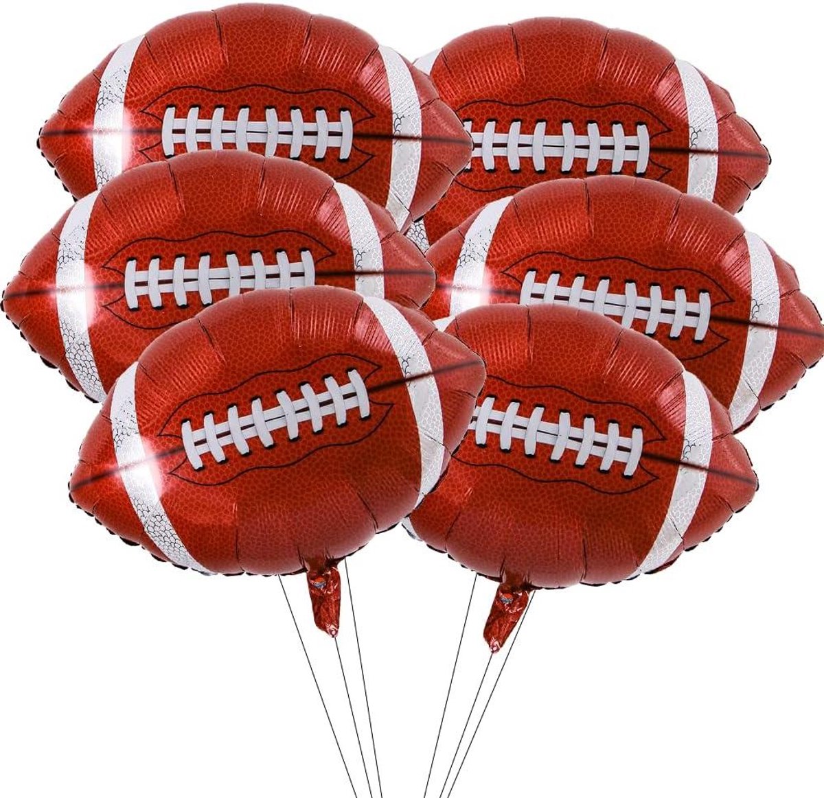 Allecto Plus - Ballonnen voetbal 6 stuks voor jongens verjaardag en sport themafeest