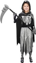 Allecto Plus - Meisjeskostuum Halloween Cosplay met Sensenmann thema