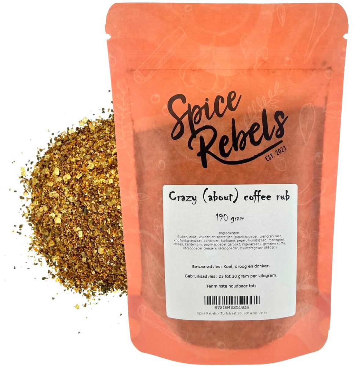 Goedkoopste Spice Rebels - Crazy (about) coffee rub - zak 190 gram
