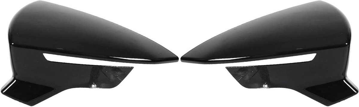 Allecto Plus - Vervanging Achteruitkijkspiegel Cover voor Leon Mk3 5F ST FR Cupra - Glanzend Zwart - Set van 2 stuks - 2013-2019 - Zijspiegel Caps - Trim