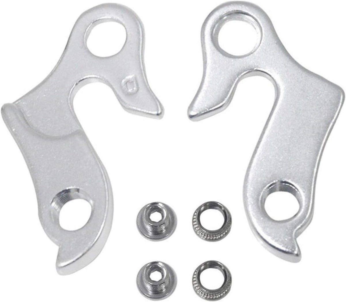 Allecto Plus - Fiets Achterderailleur Hanger voor Mountainbike - Vervanging Set Moeren & Schroeven - Fietsaccessoire onderdelen - MTB Gear Hanger - Fiets Cyclus Staart Haak