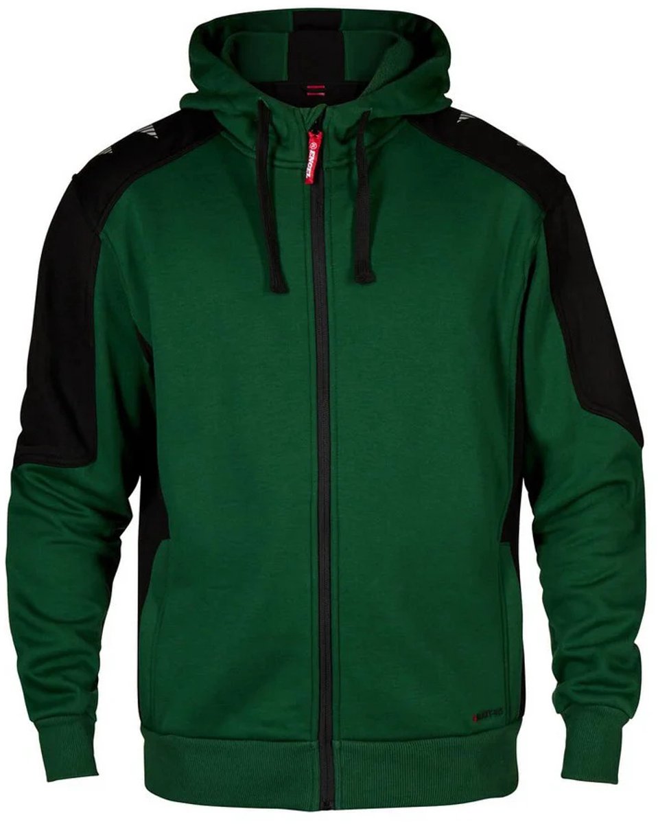 F. Engel 8820 Galaxy Hoody Green/Black | Maat XL