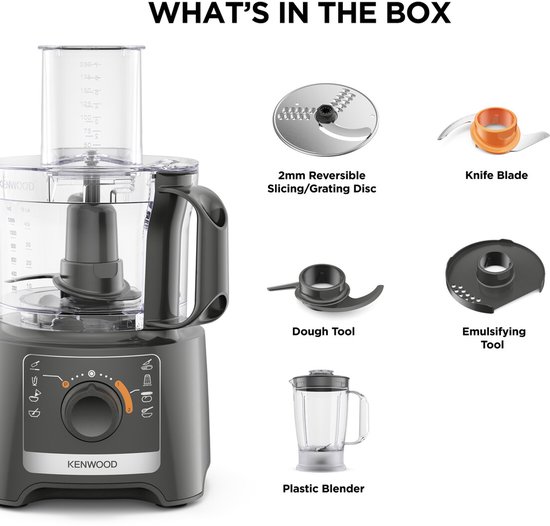 Kenwood FDP31.170GY keukenmachine 800 W 2,1 l Grijs van Kenwood — afbeelding 5