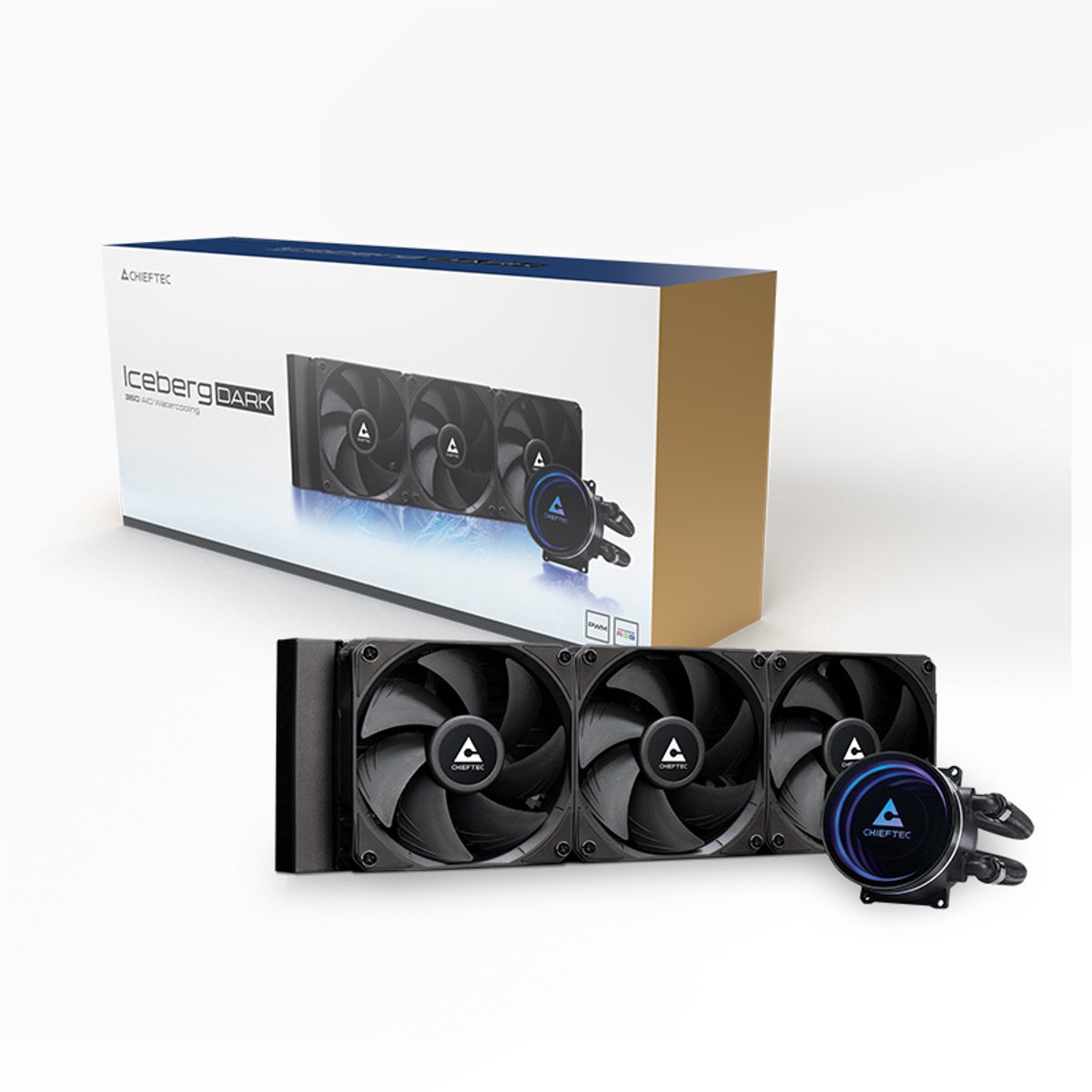Chieftec ICEBERG // 360 AIO water cooling black