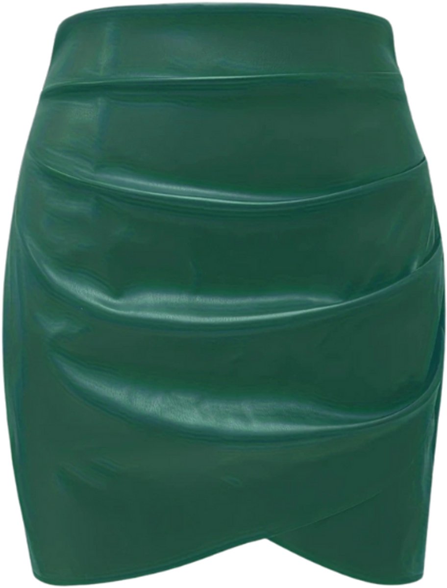 Bovista Leren Rok Broek Legging Dames Jurk Latex Groen