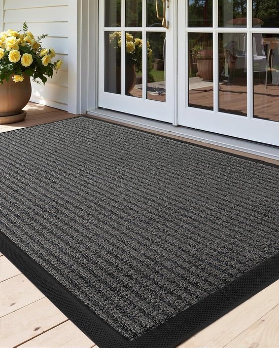 Color&Geometry Antislip Deurmat 60 x 90 cm, Machinewasbare Zachte Deurmat Dirt Trapper