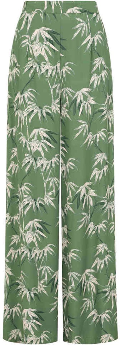 Banned - Elizabeth Bamboo Palazzo broek - XL - Groen