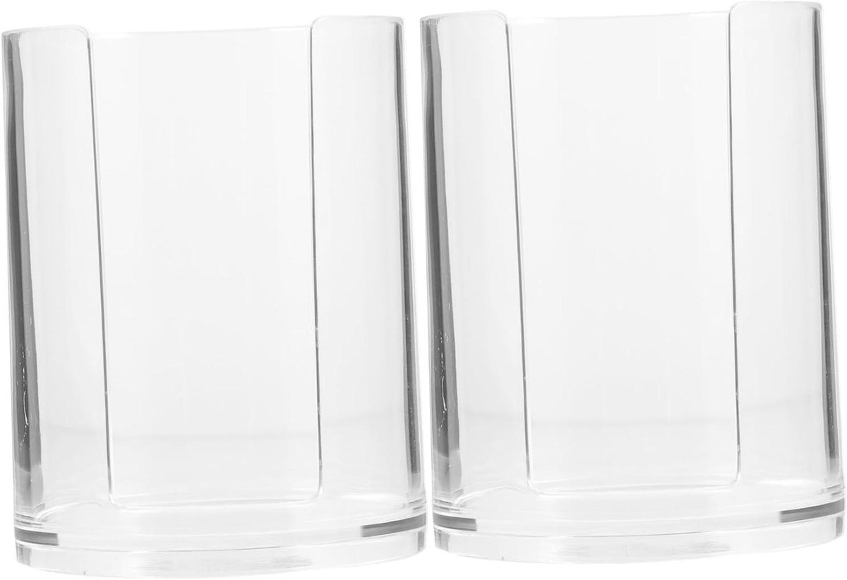 Allecto Plus - Set van 2 bekerhouders voor papieren bekers - Robuust en handig - Geschikt voor op tafel - Ideaal voor koffiekopjes - Met baldispenser