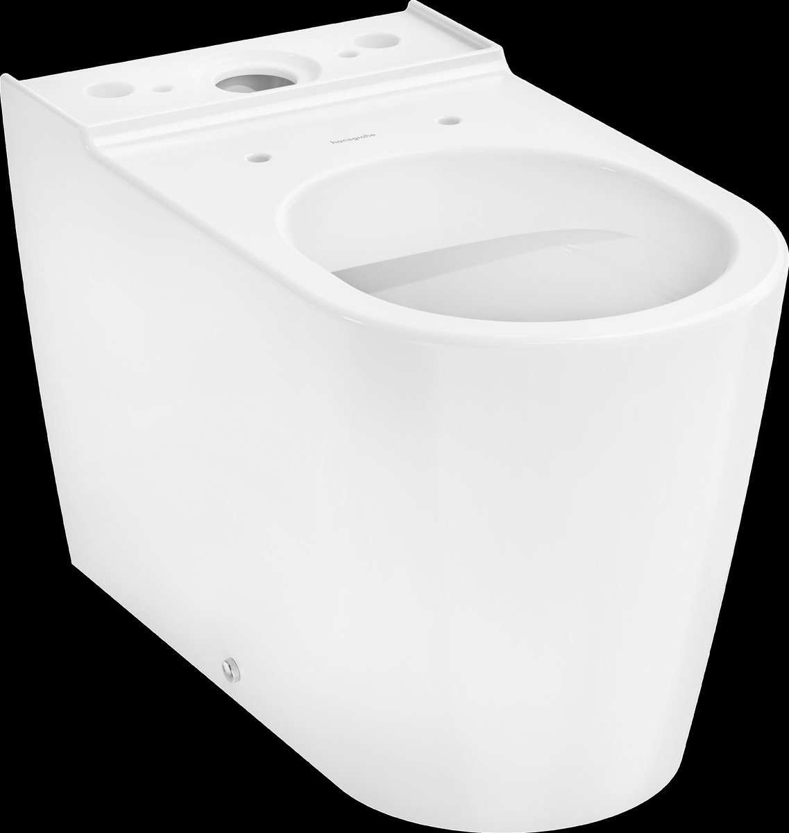 Hansgrohe EluPura S - Toilet combi pot, vario afvoer, Rimless, AquaFall Flush, HygieneEffect, EcoSmart, wit 62034450