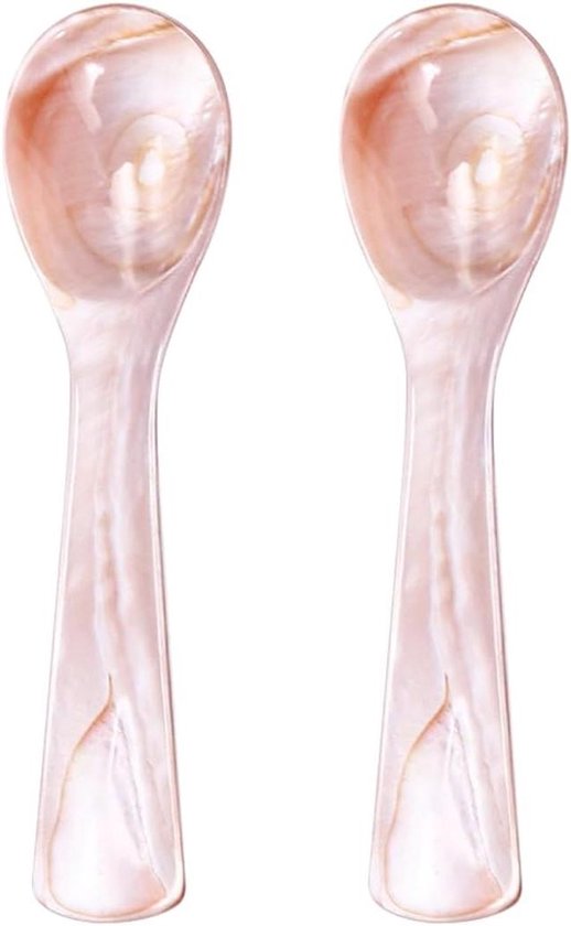 Duebel Kaviar serveerstel - 1 glazen verdeelde schaal set, parelmoer lepel, garnalenkoeler, perfect voor keuken, restaurant, cateringevenementen