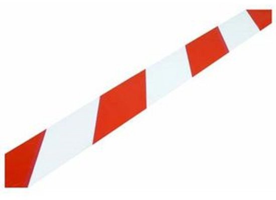 Van Rood Wit Rood Afzetband Rood/Wit 25 m x 8 cm - Veiligheidsafzetlint voor Markering en ...