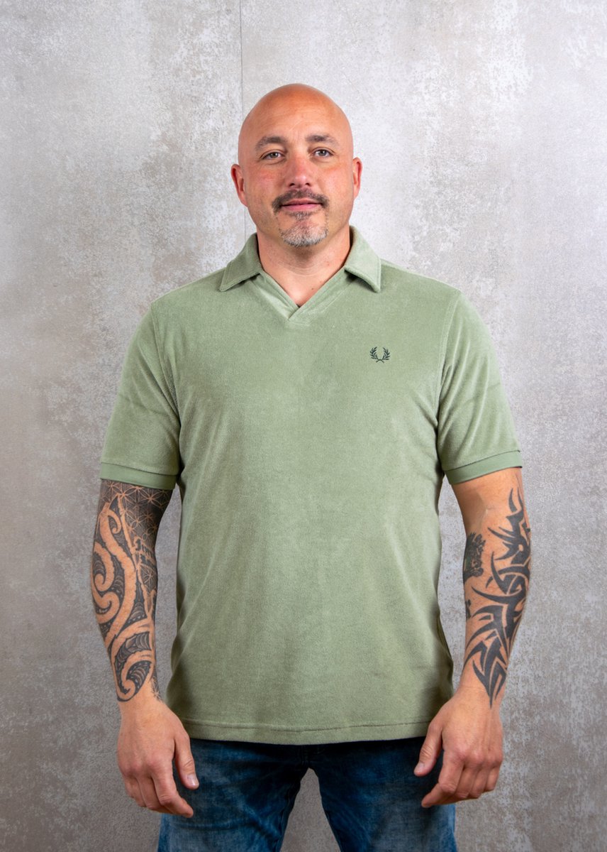 Fred Perry Open Collar Toweling Polo