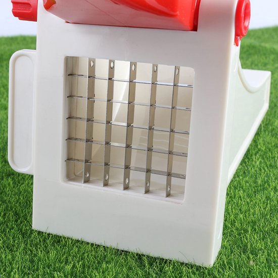 Coupe-légumes - Machine de découpe - Coupe-légumes manuel - Coupe-frites - Coupe-légumes en acier inoxydable - convient pour radis, courgettes, frites