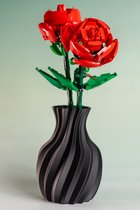 Mini vaas - met bloemen houder geschikt voor Botanical bloemen - Zwart - Maerc Design