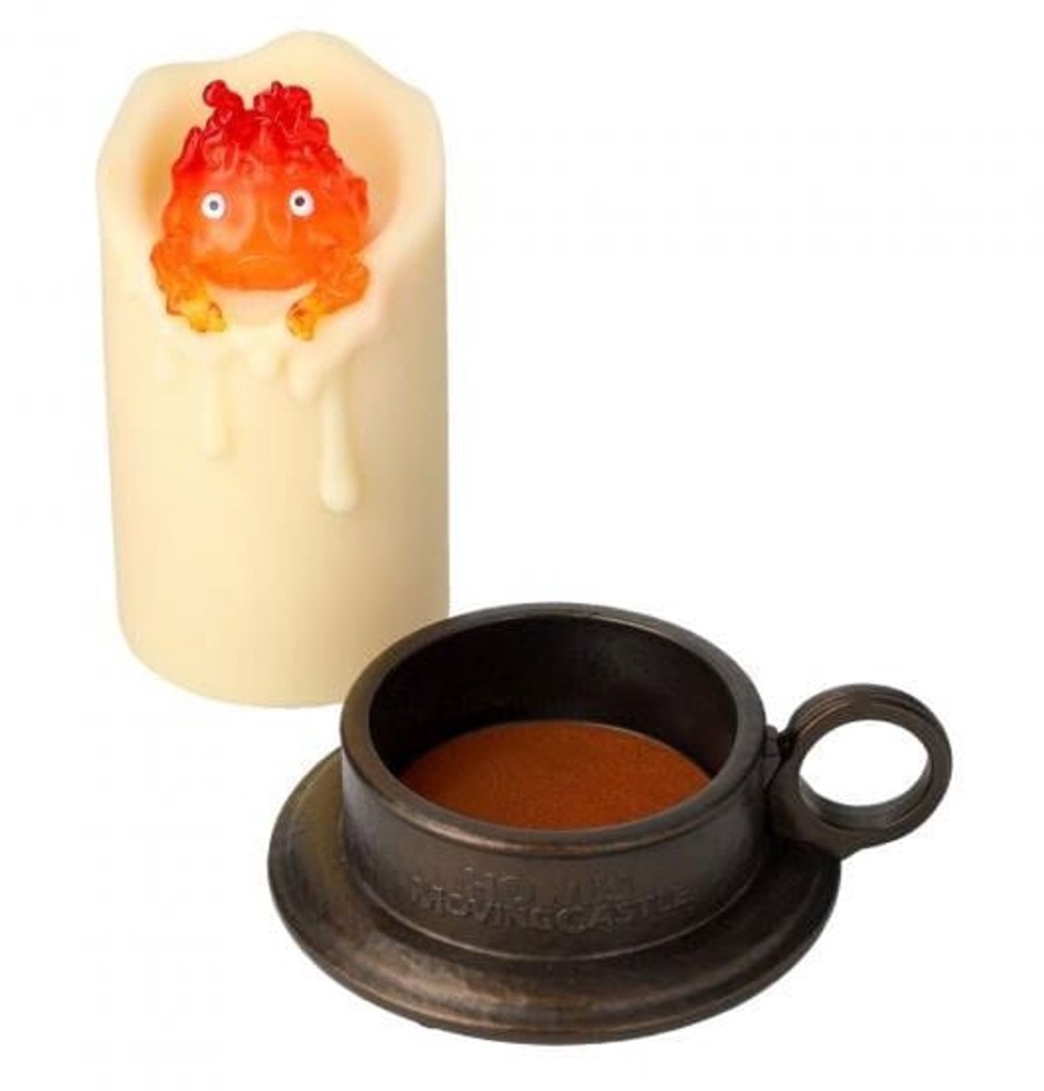 Semic Howl's Moving Castle Light Illuminated Calcifer & candle 13 cm Beeld