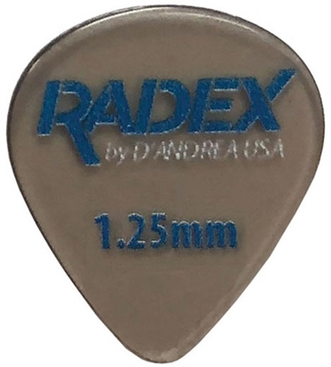 D'Andrea - Radex - 551 plectrum - 1.25 mm - 6-pack