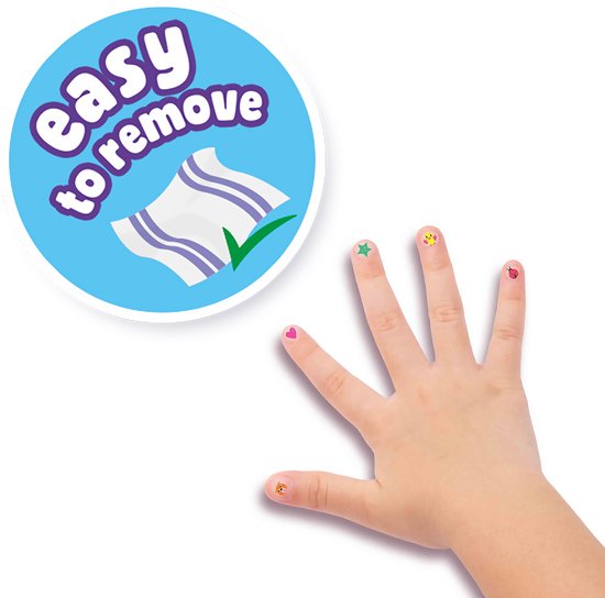 SES Creative - Nagelstickers - 198 nageltransfers - makkelijk aan te brengen met water - eenvoudig te verwijderen - geschikt voor jonge kinderen - Creatief Speelgoed