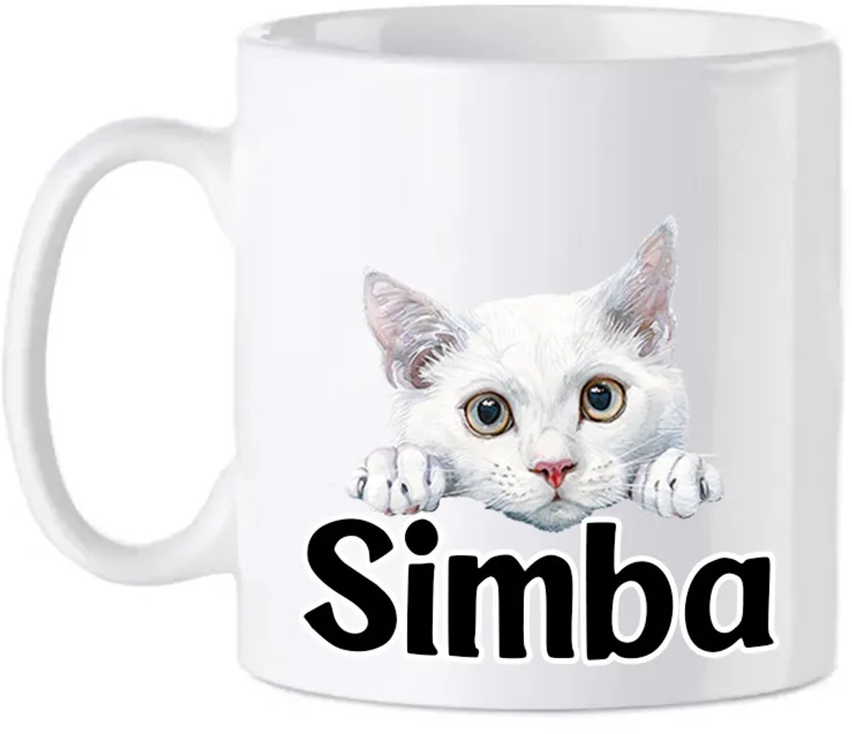 Khao Manee mok met naam - Kattenmok - Gepersonaliseerd - Cadeautip