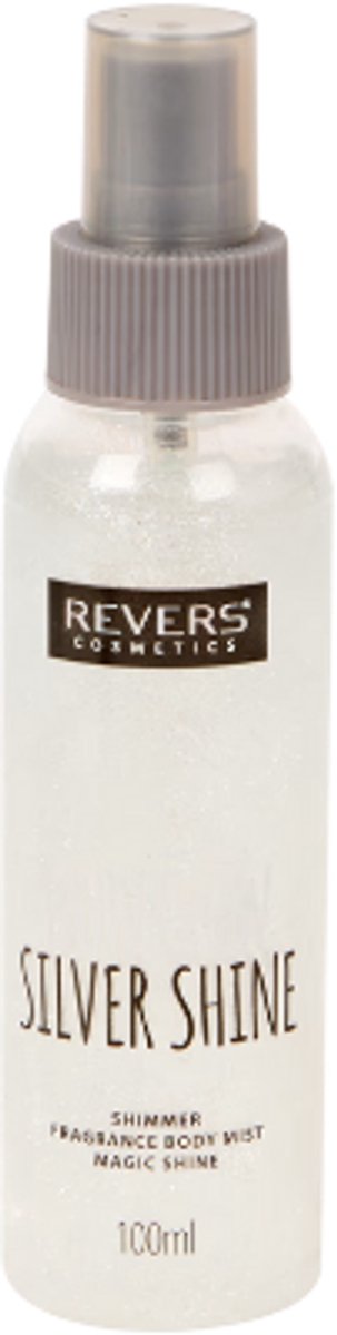 Revers Cosmetics Shimmer Bodymist Silver Shine - Bodyspray met glitter en frisse musk geur - 100ml