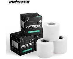 Prostec Sporttape voor Voetbal – Voetbaltape - Sokkentape – 3 Stuks – Wit