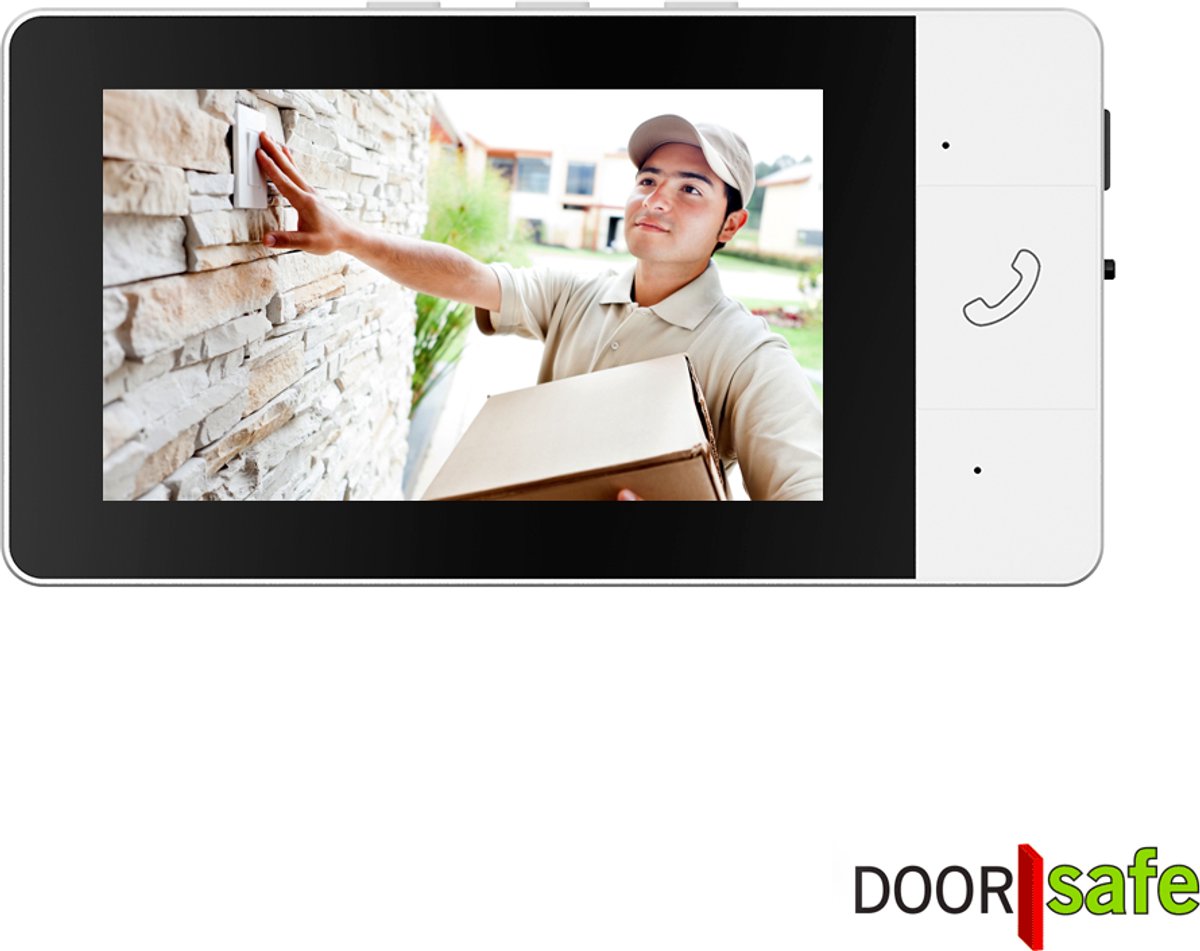 Doorsafe 4140 - Draadloze camera deurbel - 4.3″ Scherm - afbeelding 3