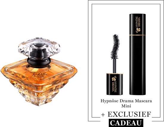 Lancôme Trésor Eau de Parfum + Cadeau - Trésor Eau de Parfum 50ml & Hypnose Drama Mascara 2ml Cadeau – Damesgeur + Mascara – 52ml