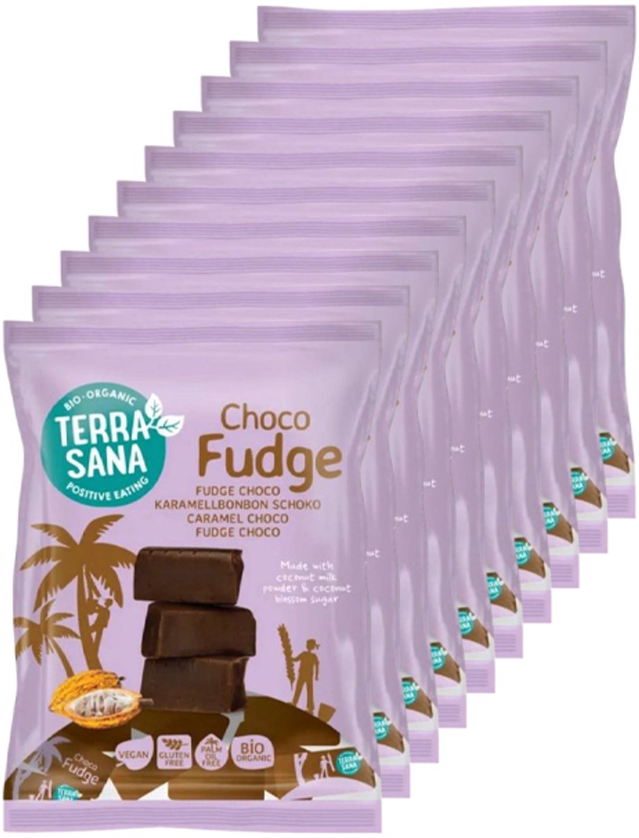 TerraSana | Fudge Choco | 10 stuks | 10 x 150 gram