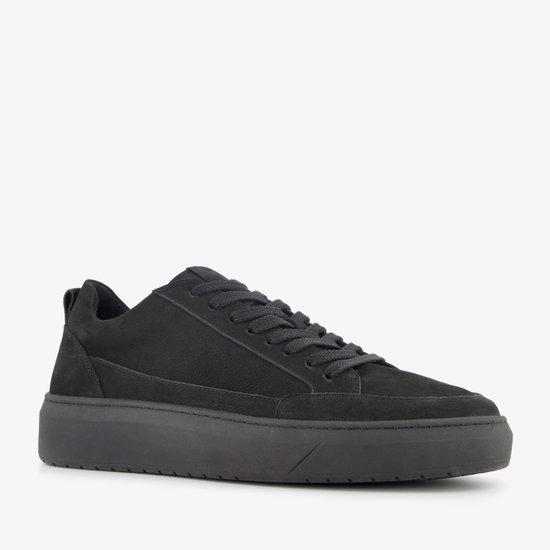Baskets homme cuir Van Beers noir - Taille 42 - Semelle amovible